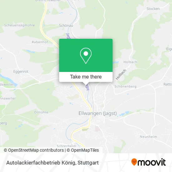 Карта Autolackierfachbetrieb König