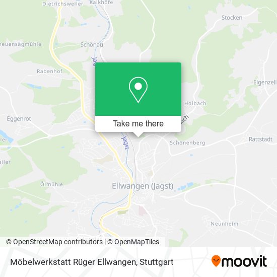 Карта Möbelwerkstatt Rüger Ellwangen