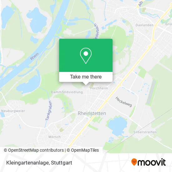 Карта Kleingartenanlage