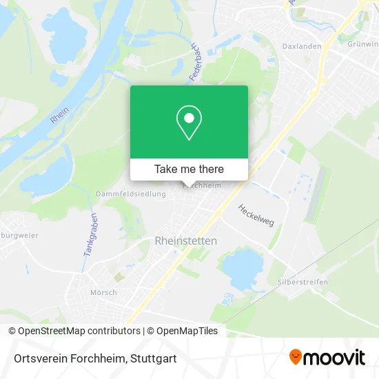 Карта Ortsverein Forchheim