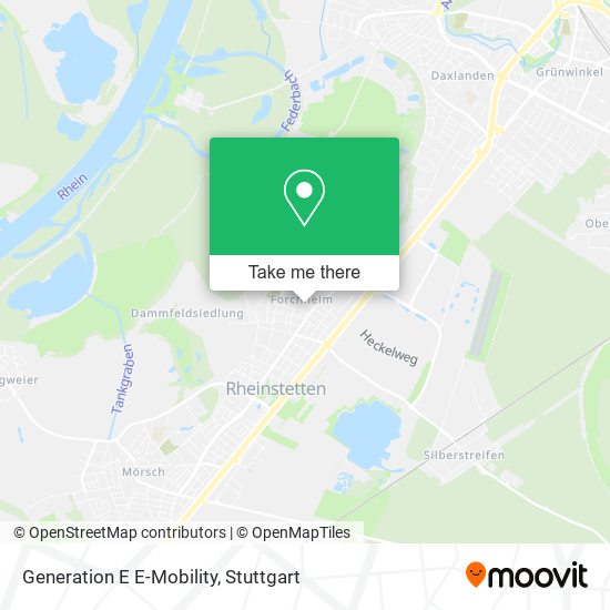 Generation E E-Mobility map