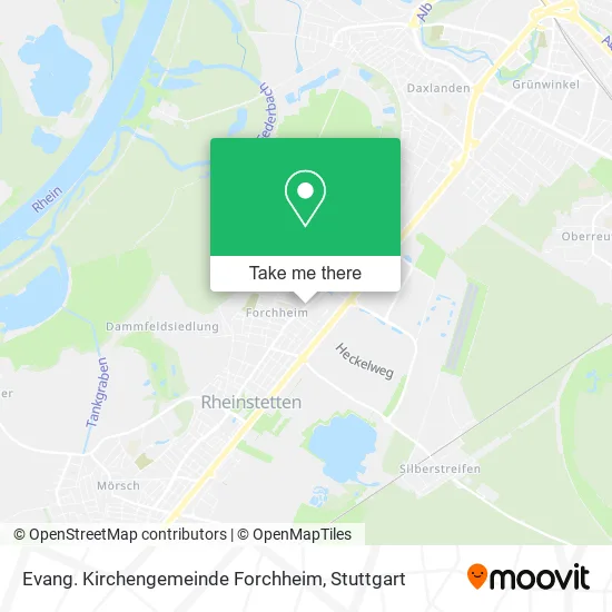 Карта Evang. Kirchengemeinde Forchheim