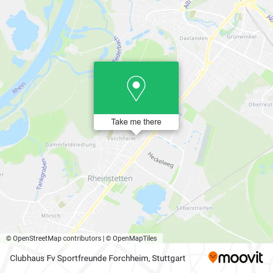 Карта Clubhaus Fv Sportfreunde Forchheim
