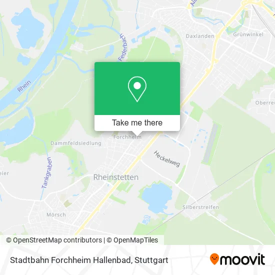 Карта Stadtbahn Forchheim Hallenbad