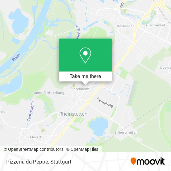 Карта Pizzeria da Peppe