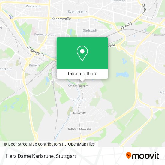 Карта Herz Dame Karlsruhe