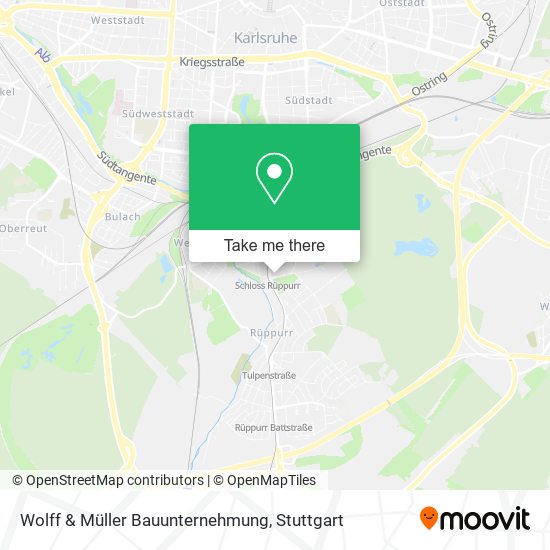 Карта Wolff & Müller Bauunternehmung