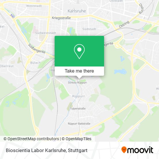 Bioscientia Labor Karlsruhe map