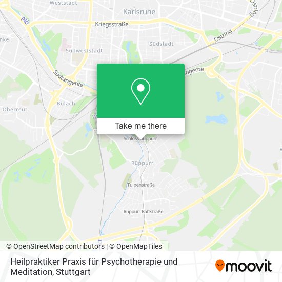 Heilpraktiker Praxis für Psychotherapie und Meditation map