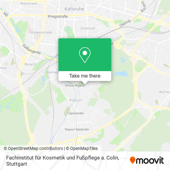 Fachinstitut für Kosmetik und Fußpflege a. Colin map