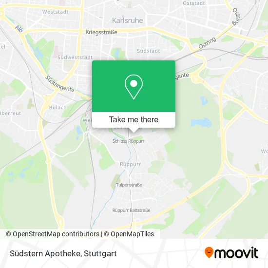 Карта Südstern Apotheke