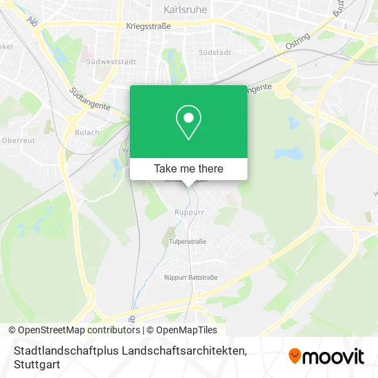 Карта Stadtlandschaftplus Landschaftsarchitekten