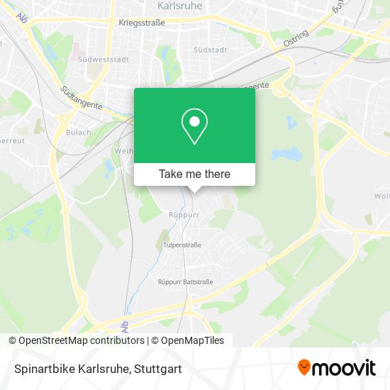 Карта Spinartbike Karlsruhe