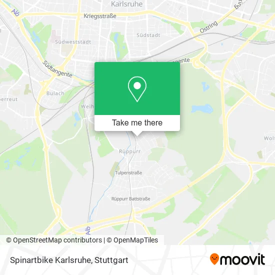 Карта Spinartbike Karlsruhe
