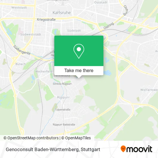 Карта Genoconsult Baden-Württemberg
