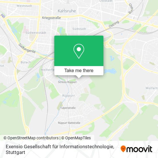 Карта Exensio Gesellschaft für Informationstechnologie