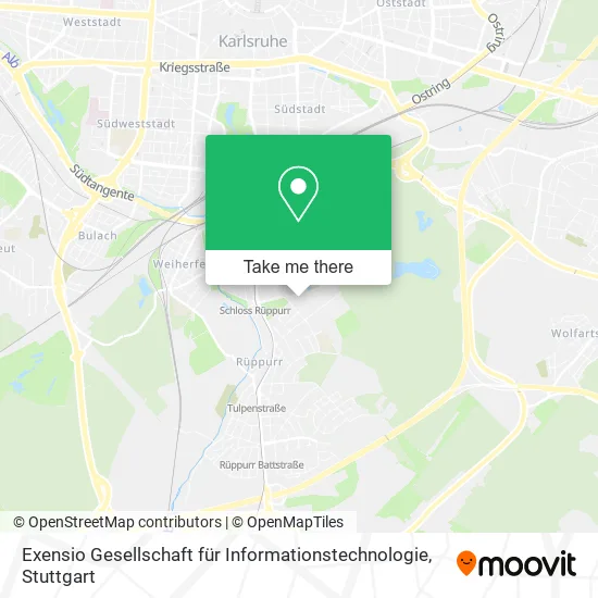 Карта Exensio Gesellschaft für Informationstechnologie