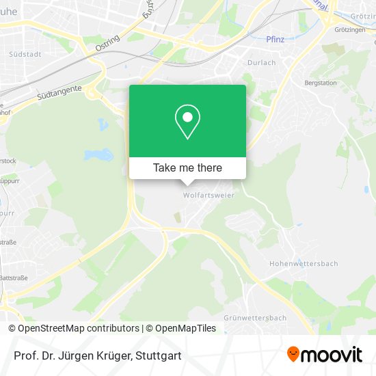 Prof. Dr. Jürgen Krüger map