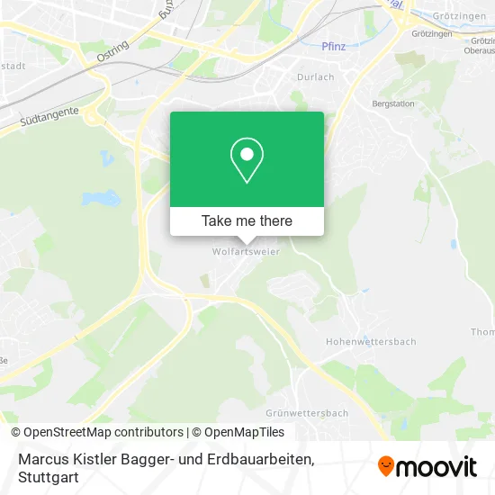 Карта Marcus Kistler Bagger- und Erdbauarbeiten