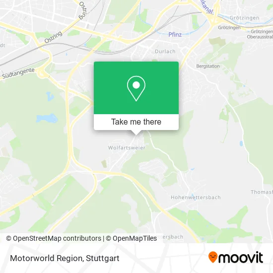 Карта Motorworld Region