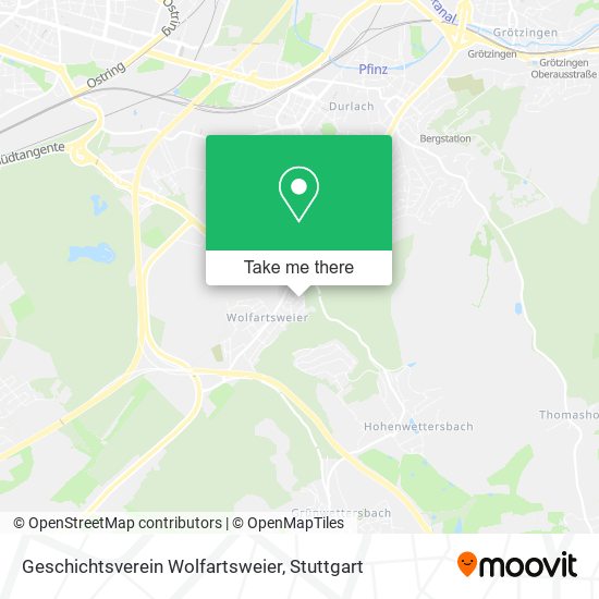 Карта Geschichtsverein Wolfartsweier