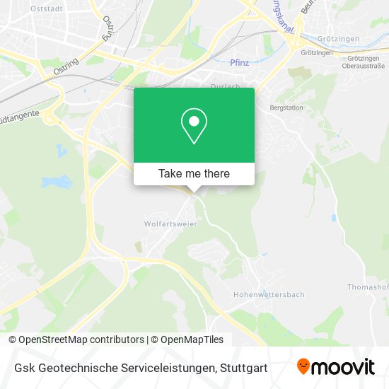 Gsk Geotechnische Serviceleistungen map