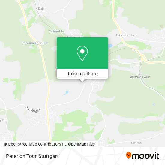 Карта Peter on Tour