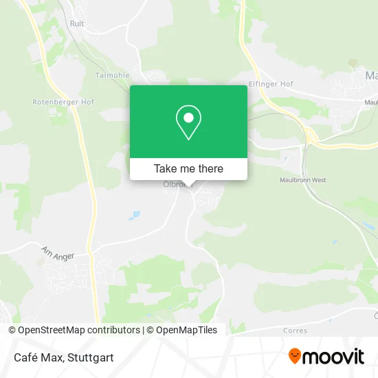 Карта Café Max