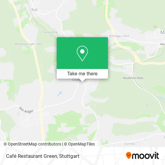 Карта Café Restaurant Green