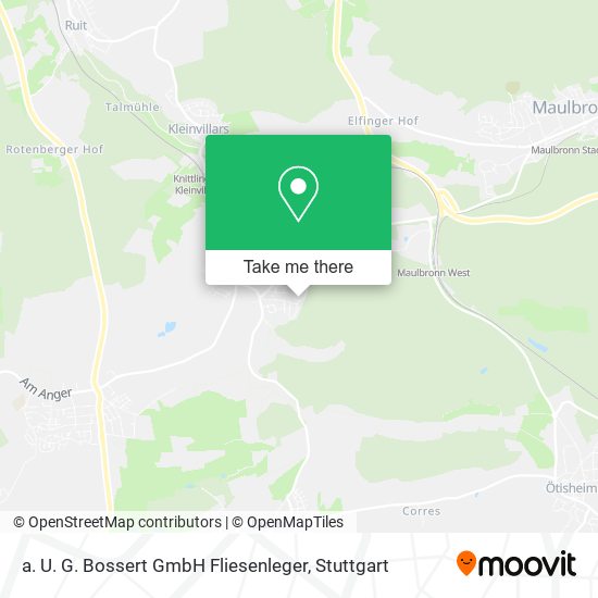 Карта a. U. G. Bossert GmbH Fliesenleger