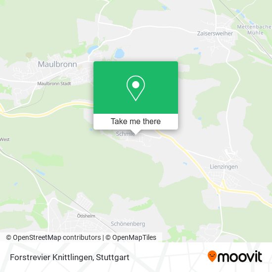 Forstrevier Knittlingen map