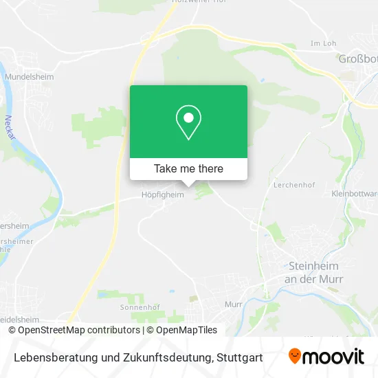 Карта Lebensberatung und Zukunftsdeutung
