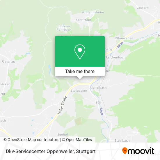 Карта Dkv-Servicecenter Oppenweiler