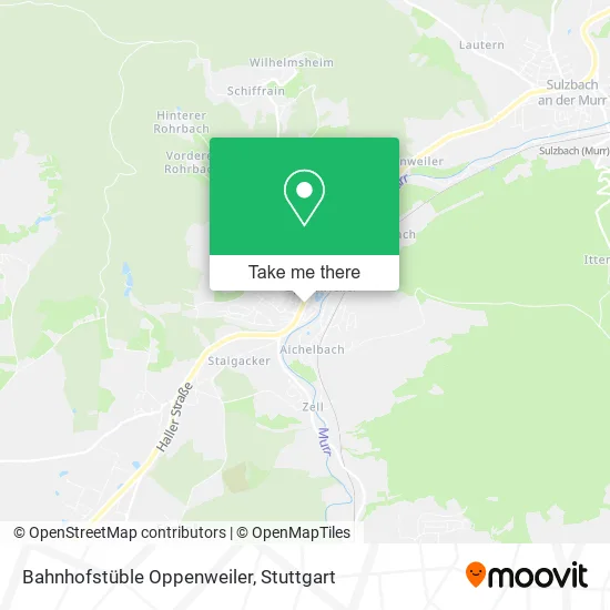Карта Bahnhofstüble Oppenweiler