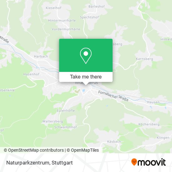 Naturparkzentrum map