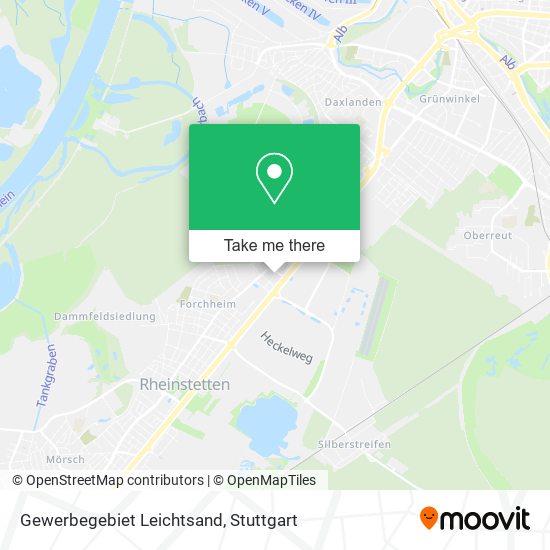Карта Gewerbegebiet Leichtsand