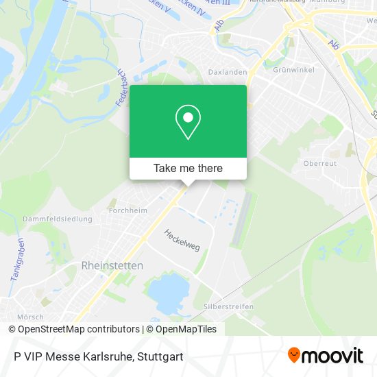 P VIP Messe Karlsruhe map