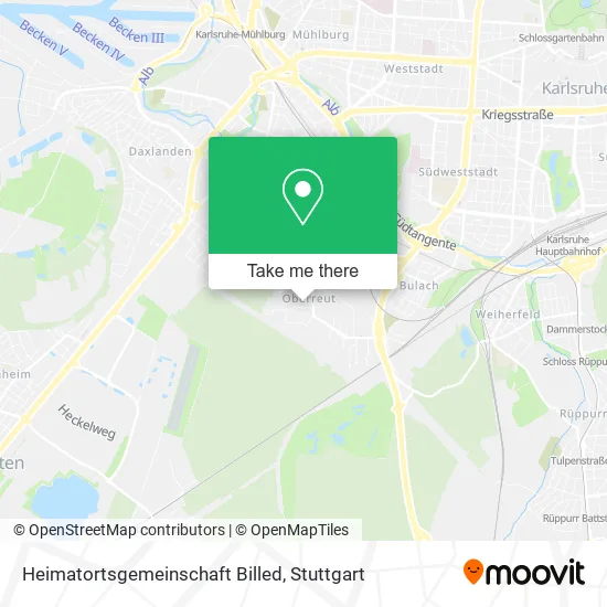 Карта Heimatortsgemeinschaft Billed