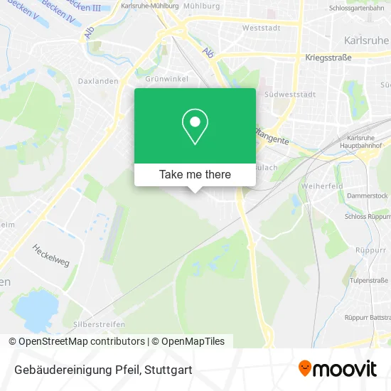Карта Gebäudereinigung Pfeil
