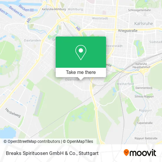 Карта Breaks Spirituosen GmbH & Co.