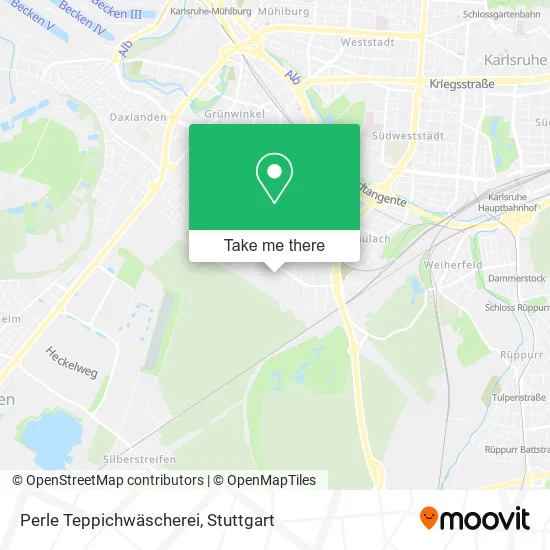 Карта Perle Teppichwäscherei