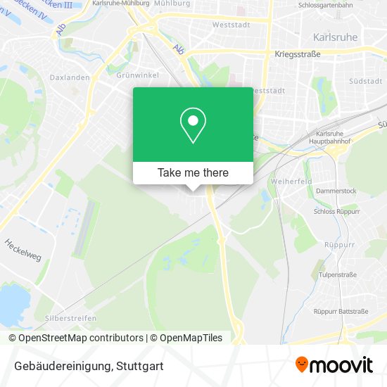 Gebäudereinigung map