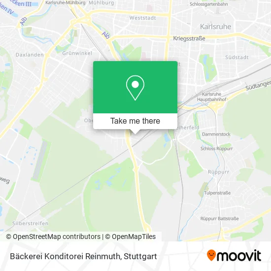 Карта Bäckerei Konditorei Reinmuth