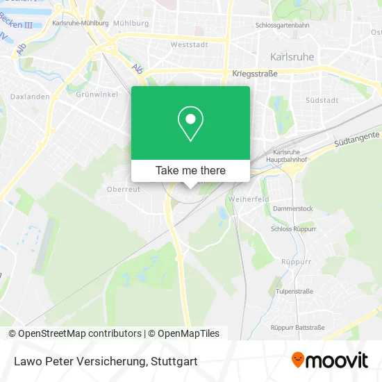 Карта Lawo Peter Versicherung