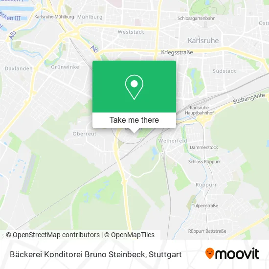 Карта Bäckerei Konditorei Bruno Steinbeck