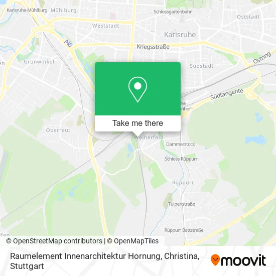 Карта Raumelement Innenarchitektur Hornung, Christina