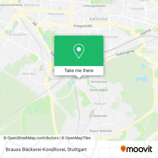 Карта Brauss Bäckerei-Konditorei