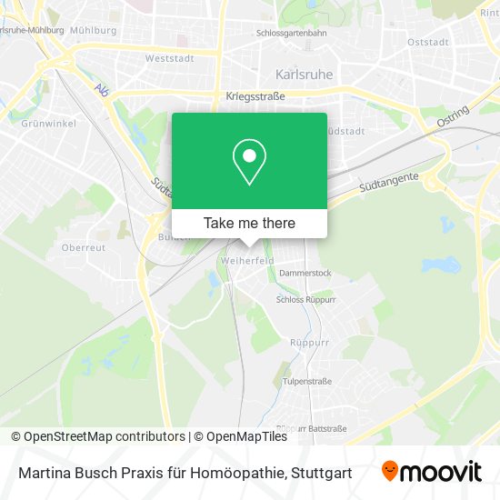 Карта Martina Busch Praxis für Homöopathie