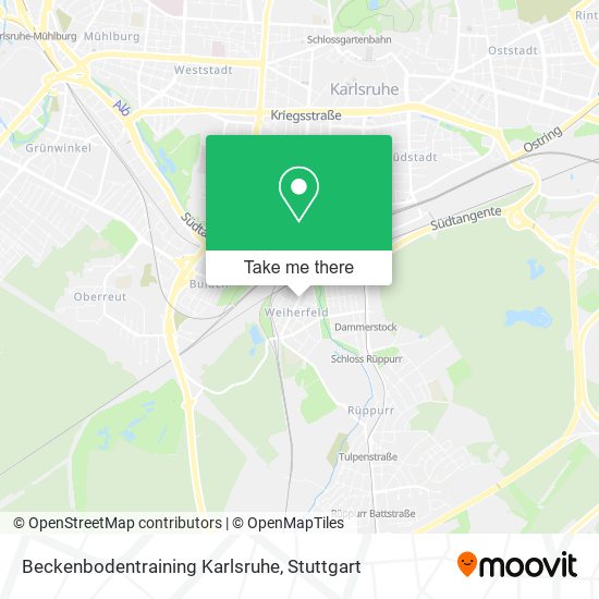 Beckenbodentraining Karlsruhe map