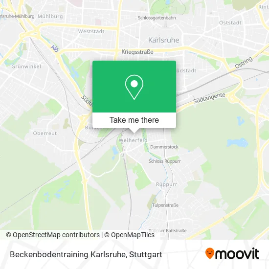 Карта Beckenbodentraining Karlsruhe